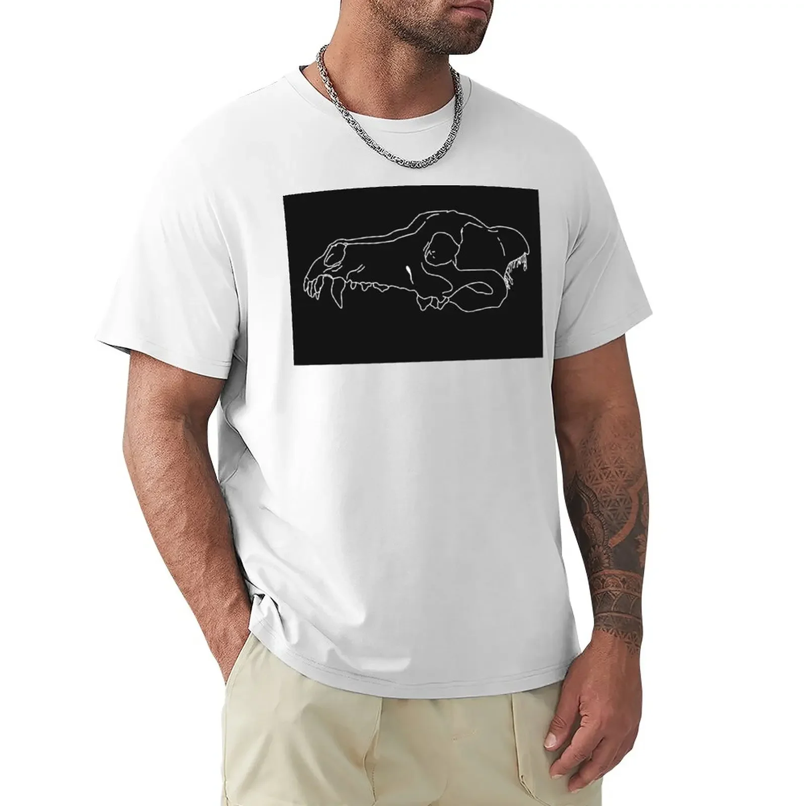 

Wolf Skull- Black T-Shirt cute clothes animal prinfor boys mens clothing