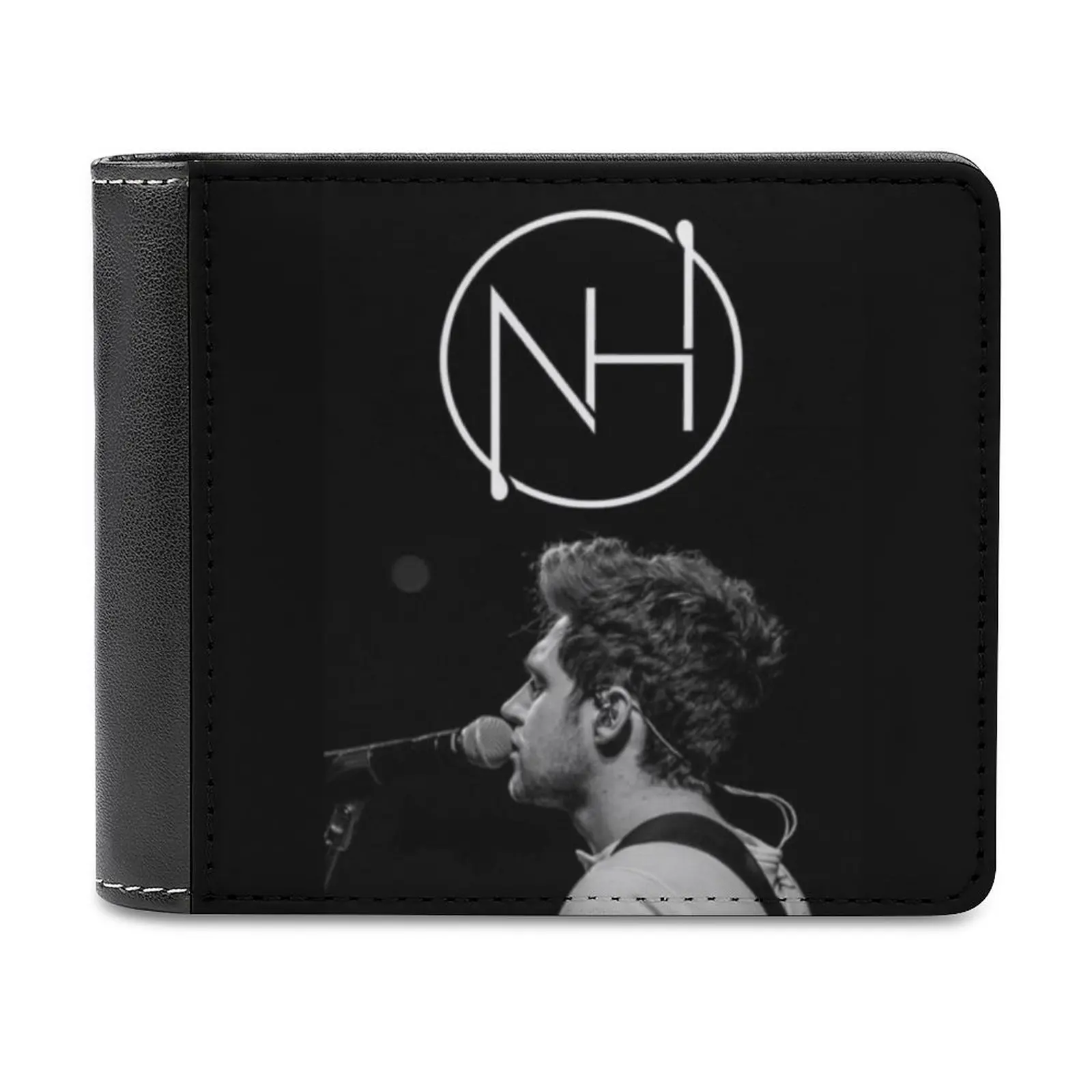 

Кожаные мужские кошельки Niall Horan Flicker World Tour, Лидер продаж, новый мужской кошелек, трендовый кошелек для карт, персонализированный