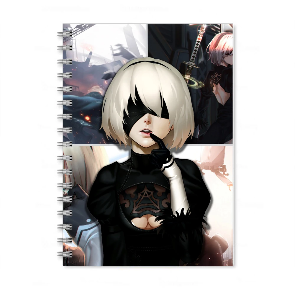 Скетчбук; блокнот; для рисования; аниме; тетрадь; Nier: Automata; 2B; альбом;