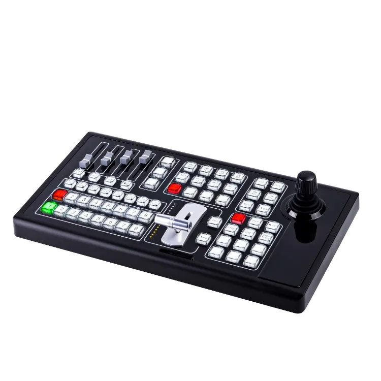 

Специальная клавиатура управления системы Vmix, устройство управления записью и трансляцией, коммутационная панель направляющей коммутационной станции