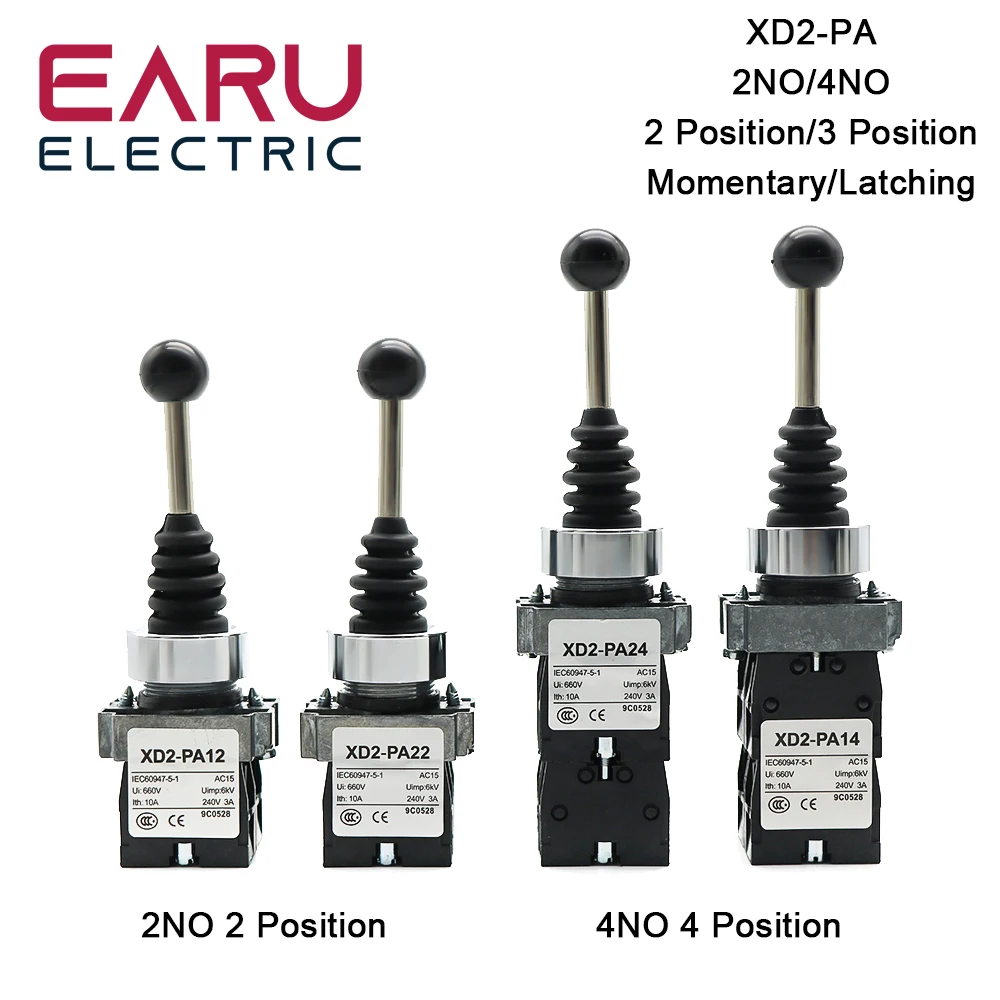 2NO 2 Position 4NO 4 Position Latch XD2 PA12 PA14 Joystick