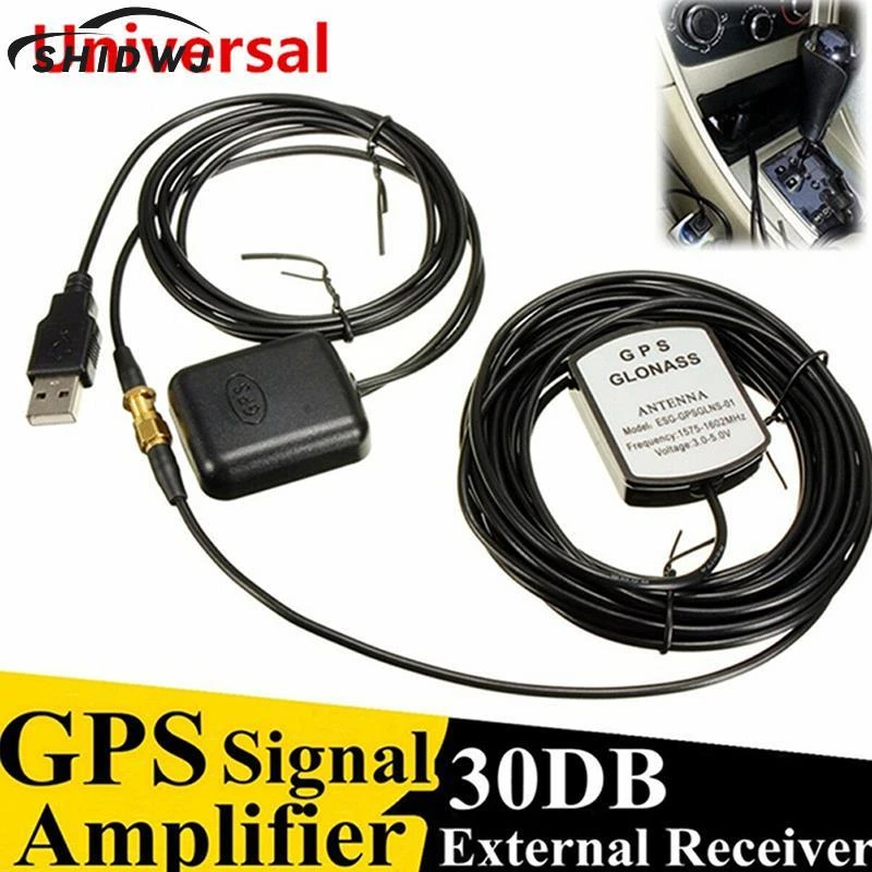 1 Juego de receptor GPS USB para ordenador portátil de Antena de navegación GPS, receptor y USB 1575,42 MHz, Cable de Antena de coche| | - AliExpress