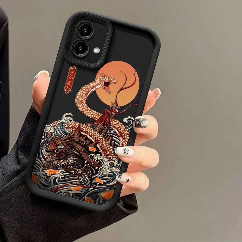 Dragon Pattern Clouds Phone Case Cover