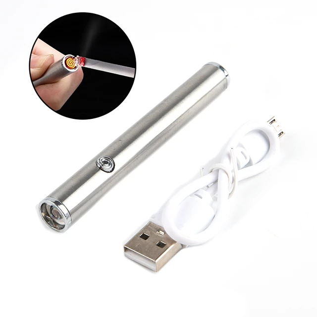 Accendini USB a nastro accendino elettrico ricaricabile al Plasma antivento  Gadget per sigarette silenzioso intelligente portatile accendino diverso  1Pc - AliExpress