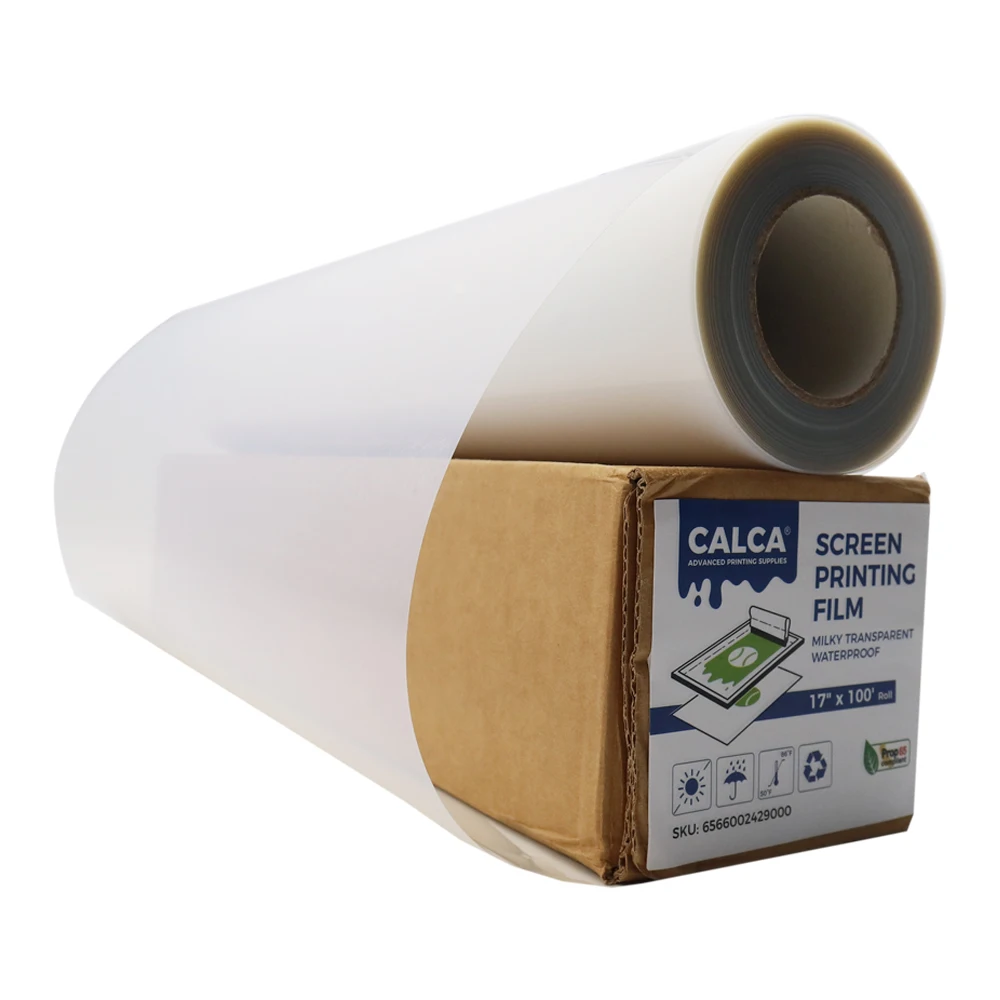 CALCA 17×100FT Waterproof Inkjet Milky Transparency Film for Silk Screen  Printing 1 Roll - AliExpress