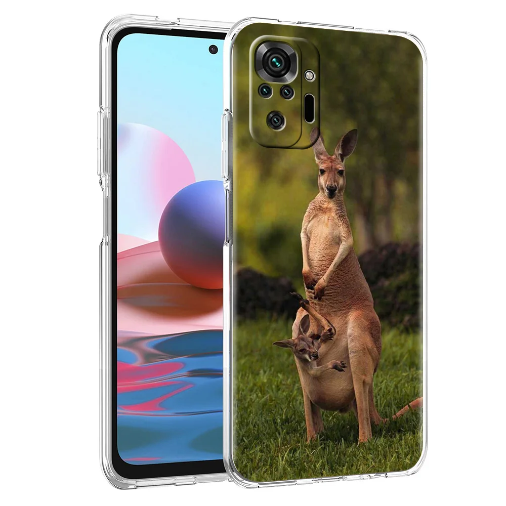 Durable Kangaroo-Themed Soft TPU Phone Case