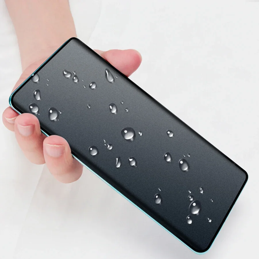 LG G8 G8S G8X V30 G7 ONE Fit Plus ThinQ 풀 커버 매트 하이드로 겔 필름 화면 보호기 LG Q51 Q61 Q7 G6 V40 V50 필름 용 3PCS