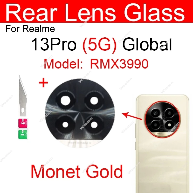 Premium Rear Camera Glass Lens with Adhesive for Easy Replacement - High-Quality Repair Component