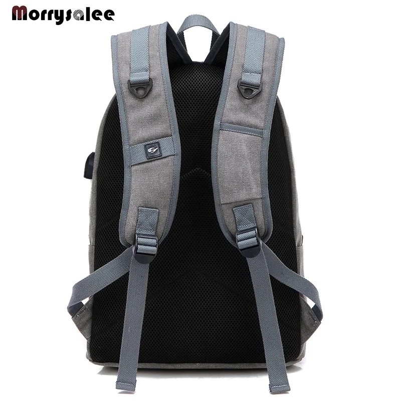 Men Canvas Backpack Male Laptop College Student School Bags for Teenager Backpack Large capacity Men's Bags