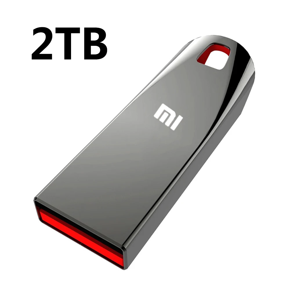 Xiaomi-Clé USB 3.0 haute vitesse, disque U en métal, USB, interface de type C, mémoire étanche, adaptateur de disque flash, 2 To