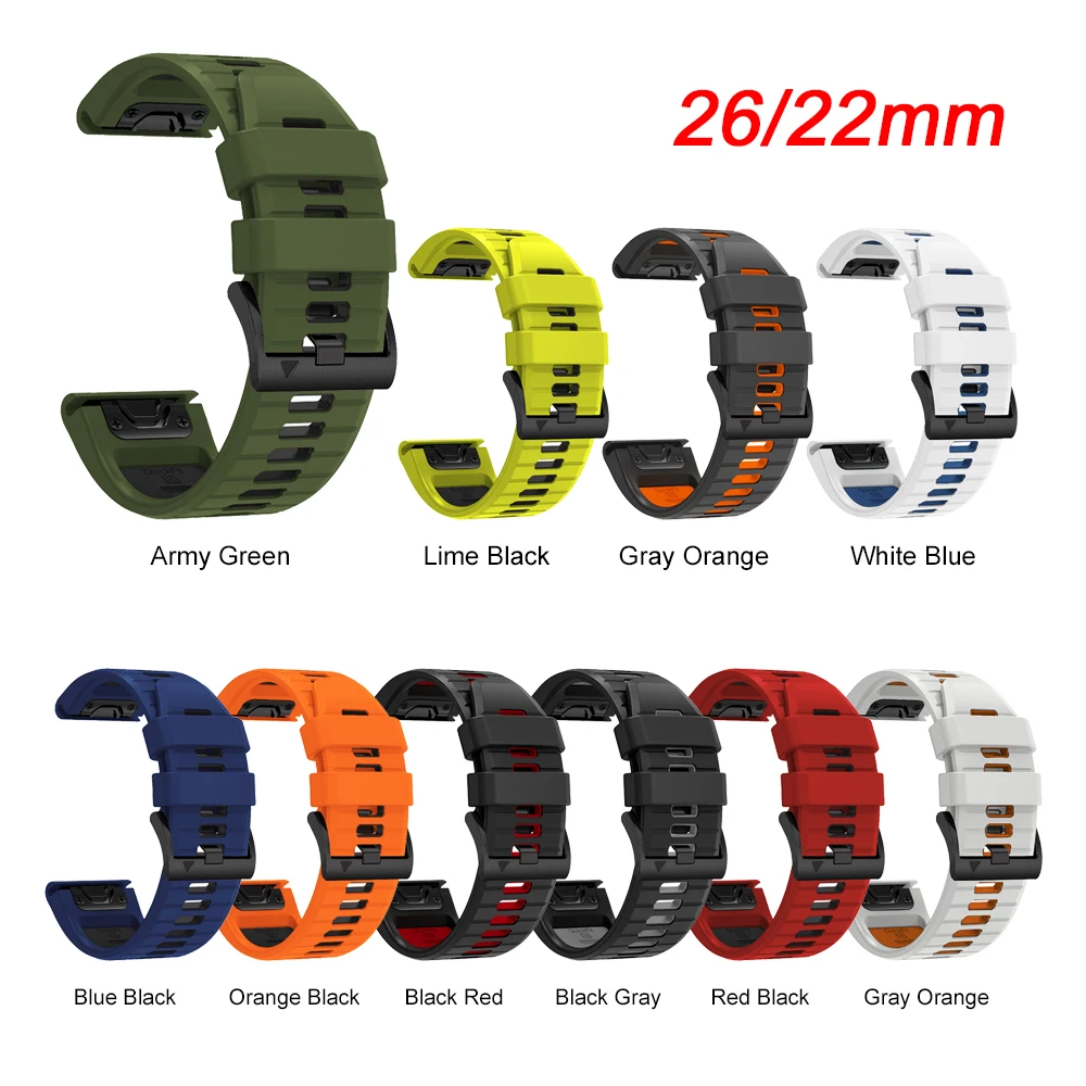 Premium QuickFit Silicone Watch Strap - Durable Replacement Bands