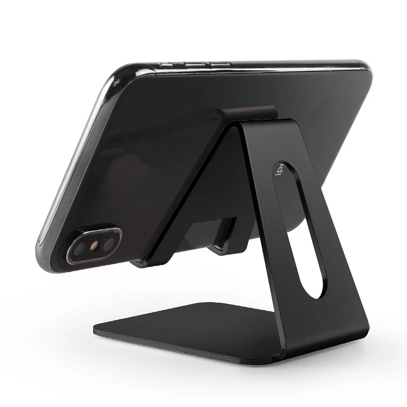 

Mobile Phone Holder Stand Aluminium Alloy Metal Tablet Stand Universal Holder for IPhone X/8/7/6/5 Plus Samsung Phone/ipad