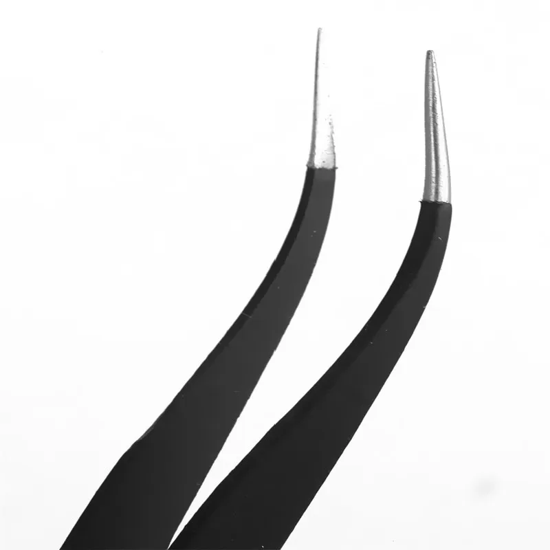 Precision Tweezers Set ESD Anti-Static Stainless Steel Tweezers Repair Tools for Electronics Repair Soldering Craft