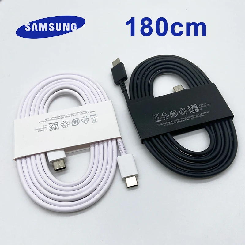 Samsung 5a Usb C To Type C Cable For Galaxy S23 S22 S21 S20 Note 20