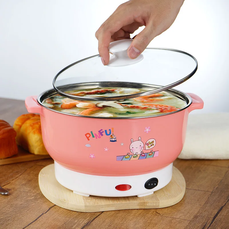 1200W Electric Cooking Pot Home Non-stick Electric Fry Pan Multi-functional  Large Capacity 3.5L Electric Hot Pot For 1-5 People - AliExpress