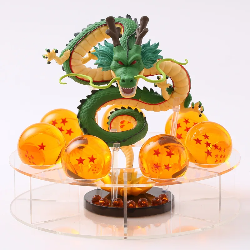 ドラゴンボールZのアクションフィギュア,PVCの神龍ポルンガと7