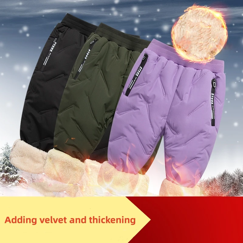 Calça De Neve Infantil UGREVZ - Quente E Impermeável Para Meninos E Meninas