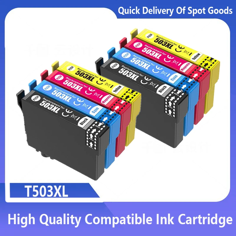 

T503XL 503XL Ink Cartridge For Epson XP 5200 5205 2960FTNF 2965DWF WorkForce WF-2960 Expression Home XP-5200 Printer T503 503