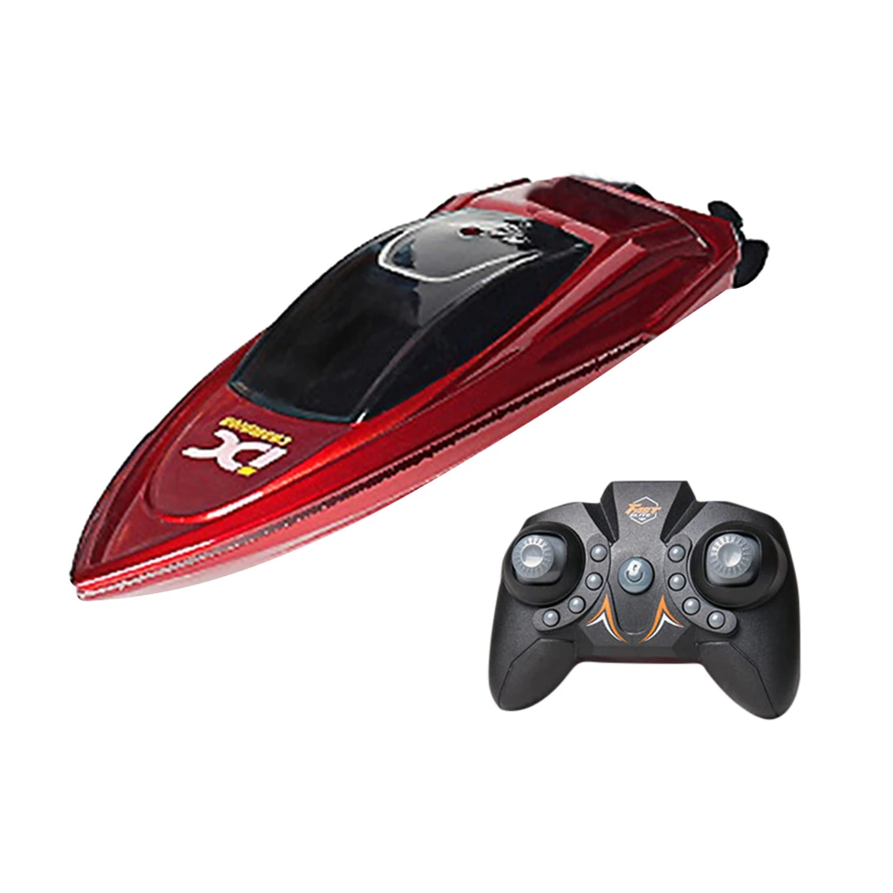 2.4GHz Electric RC Speed Boat Remote Control Watercraft Ship with LED for Kids Adults Holiday Birthday Party Gifts