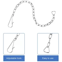 1Pcs Toilet Handle Chain Replacement for Repairing Toilets or Water Tanks Stainless Steel Toilet Flapper Lift Chain 25cm Length 2
