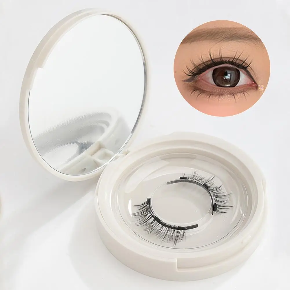 Magnets Tweezer With 3D Magnetic Natural Mink False Eyelash Professional Eyelash Extension Makeup Curler Clip Clamp Makeup Tool