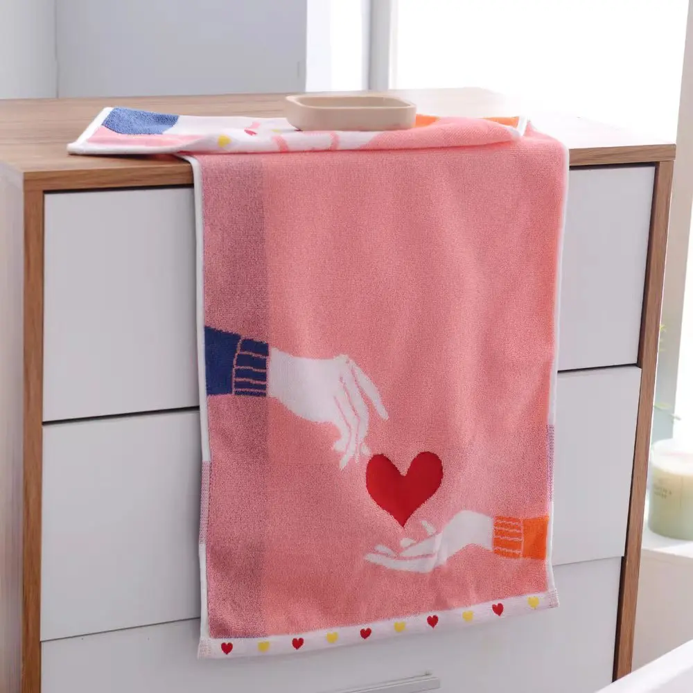 

Новое натуральное окрашенное жаккардовое утолщенное полотенце, квадратное полотенце для лица, хлопковое Подарочное полотенце