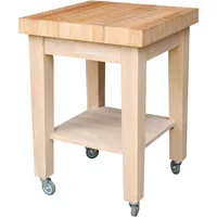 International Concepts Kitchen Island RTA, Unfinished 1