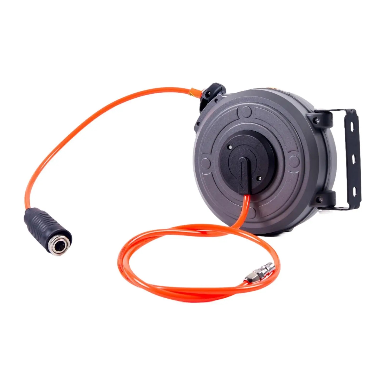 Retractable Air Hose Reel Accessories Auto Rewind Easy to Install Compact Enclosed Air Reel for Car Repair Shop Garage Workshop Retractable Air Hose Reel Accessories Auto Rewind Easy to Install Compact Enclosed Air Reel for Car Repair Shop Garage Workshop