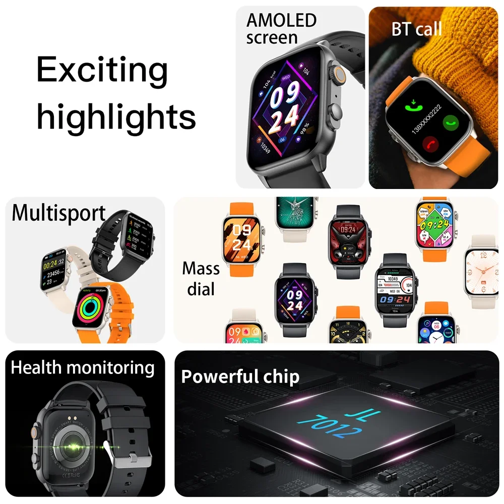 Ʈ Ʈ ġ ø 8, 47mm, 2.0 ġ, AMOLED ũ, NFC  ȭ Ʈġ, 