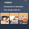 Cartoon Claw Machine with Music and Light Claw Crane Machines Grab Doll Toy Play Game Claw Catch Toy Gift for Boys and Girls 6