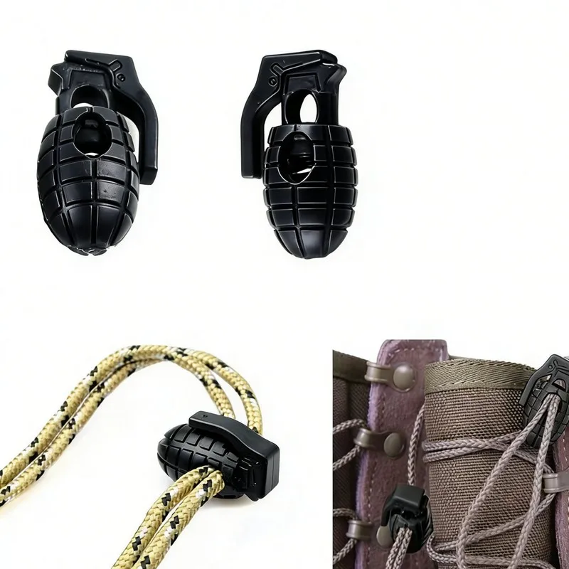 91개 수류탄 스프링 잠금장치, 캠핑, 하이킹 및 배낭용 파라코드 스토퍼