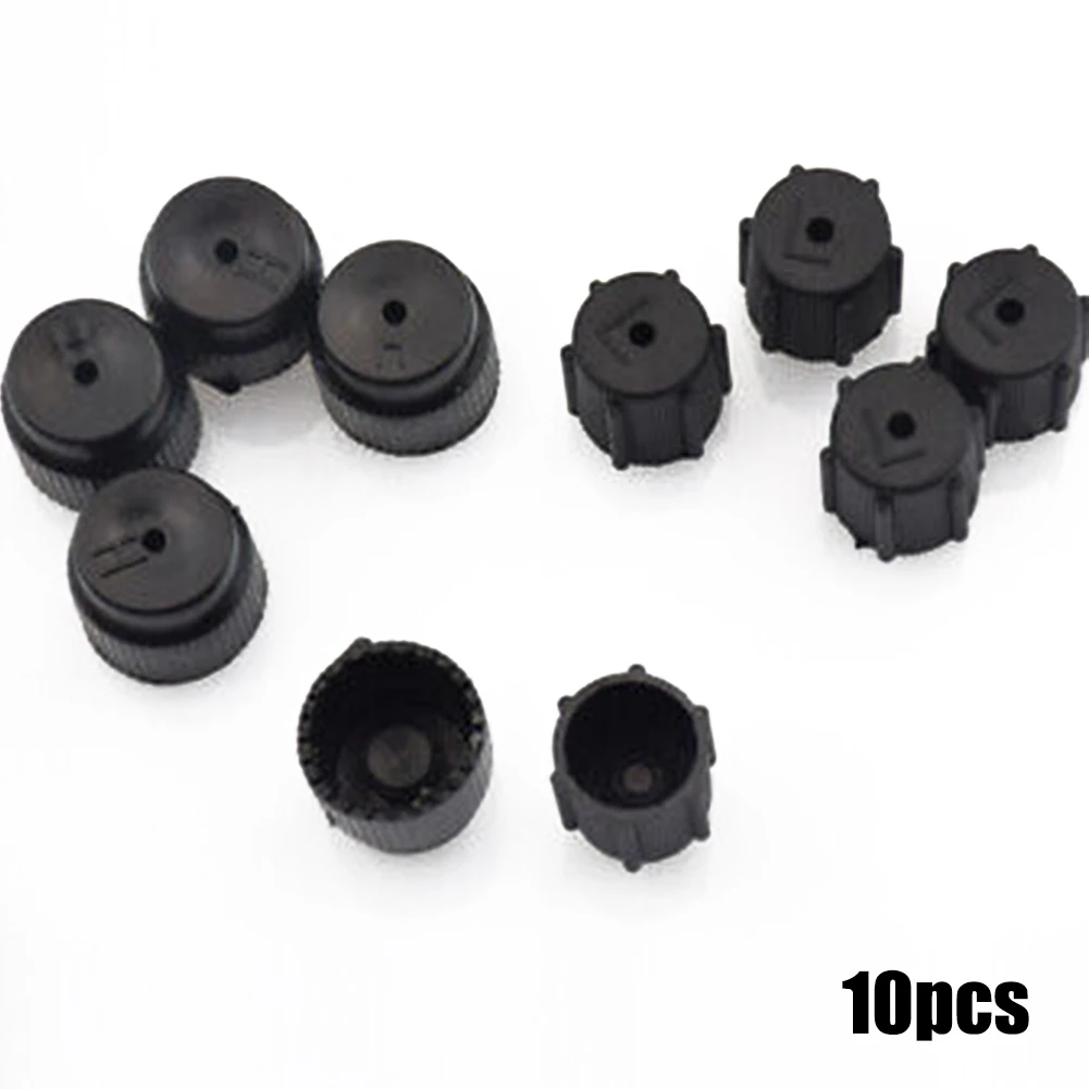 Air conditioning charging port caps 10 X R134a Air Conditioning Cap AC Sealing Cap 5pcs High Pressure 16mm+5pcs Car Charging Port AC System Caps Accessories