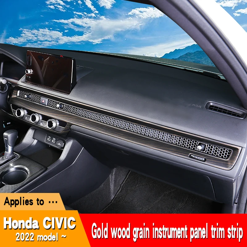 

Automobile instrument panel air outlet decorative strip is applicable to the 11th generation Honda Civic of model year 22