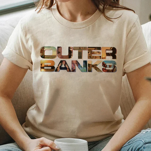 Outer Banks 3 T Shirt Women Aesthetic Graphic Pogue Life Tshirt Unisex OBX  North Carolina Harajuku Vintage Cotton Tee Shirt Top - AliExpress