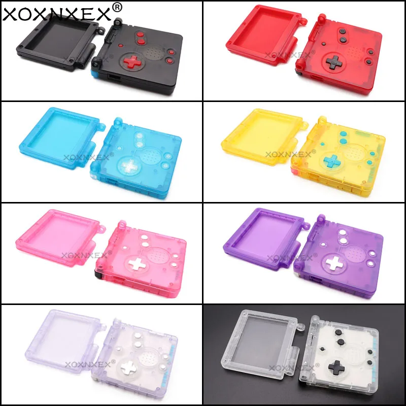 Xoxnxex Cool Clear Per Gba Sp Custodia Di Ricambio Shell Cover Per Game Boy Advance Sp