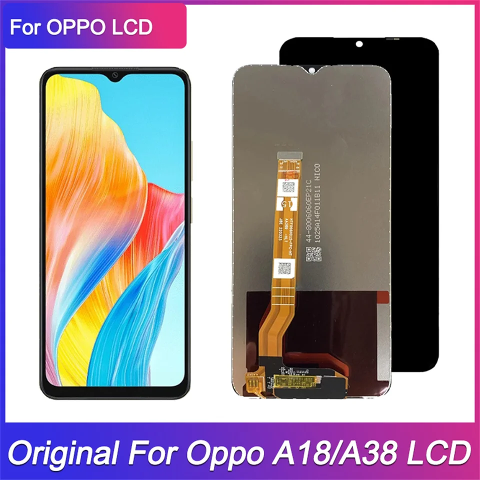 SwarKing LCD Digitaal Display Vervanging Compatibel Met Oppo A38 4G (A18 4G) - 6,7 Inch Touchscreen Met Digitizer En Montagegereedschap