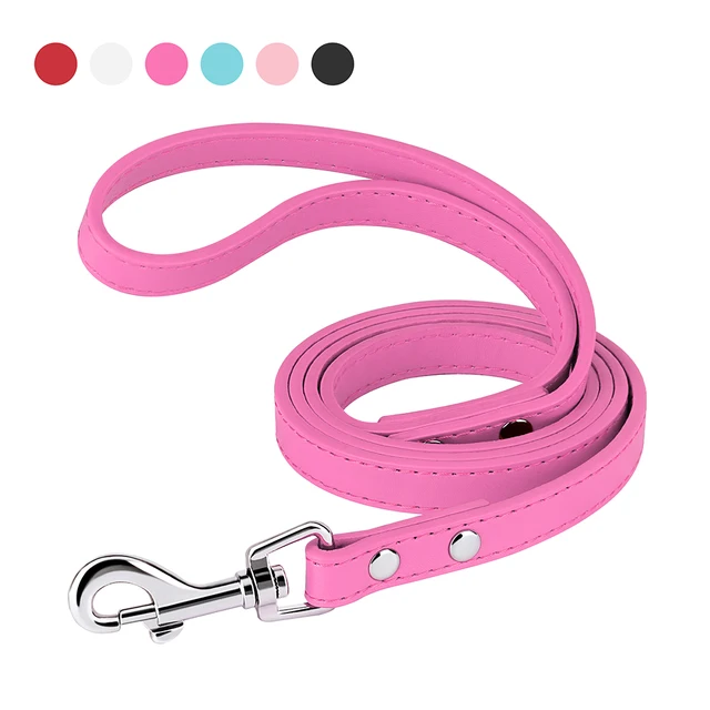 120cm PU Leather Dog Leash Soft 4ft Leather Dog Leash Pet Walking Training Leads Durable for Small Medium Dogs Pitbull Chihuahua 120cm PU Leather Dog Leash Soft 4ft Leather Dog Leash Pet Walking Training Leads Durable for Small Medium Dogs Pitbull Chihuahua