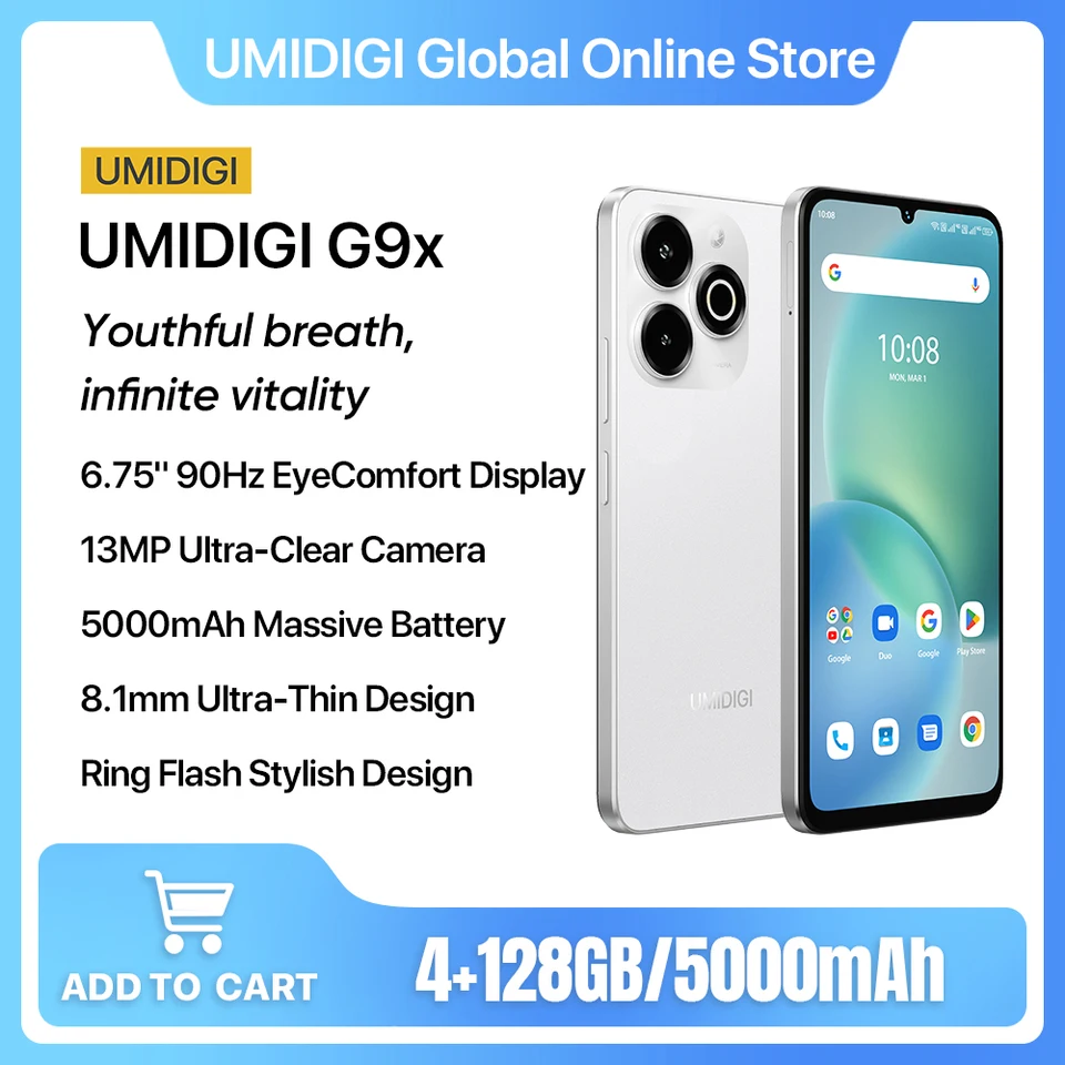 UMIDIGI G9x Phone Android 14,6.75