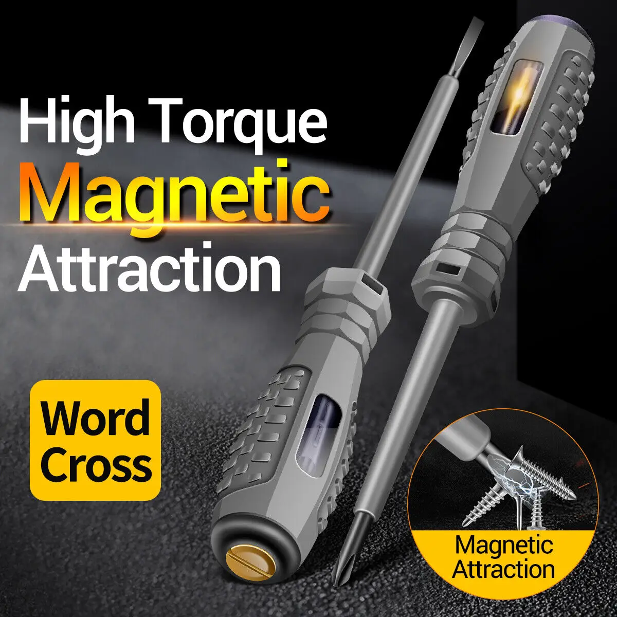 ANENG Bright Color Light Measuring Slotted Screwdriver/Phillips Screwdriver 2