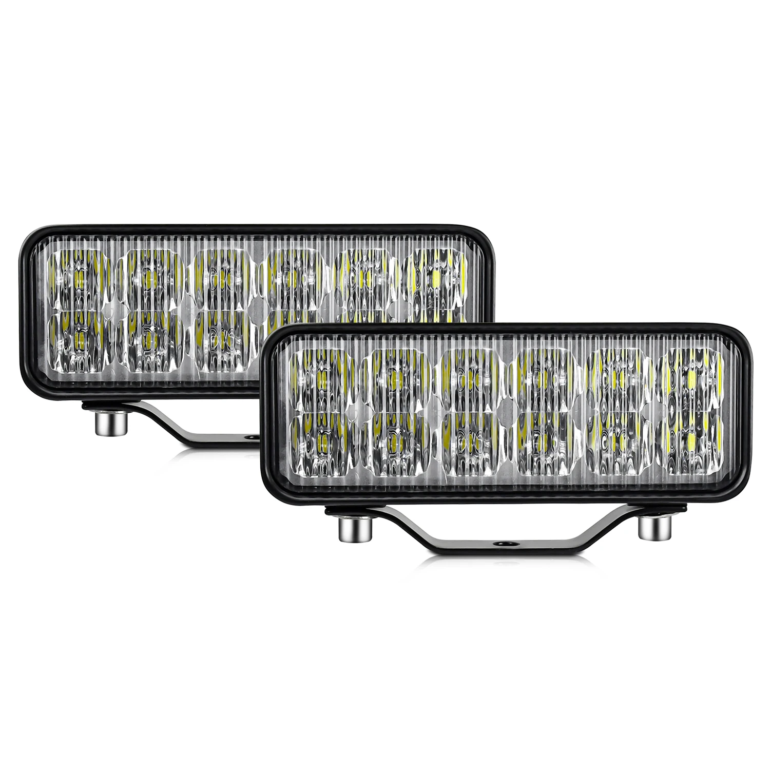 Car Round Miles Projector Super Bright 6000K Spot Flood Combo Lights Car Daytime
