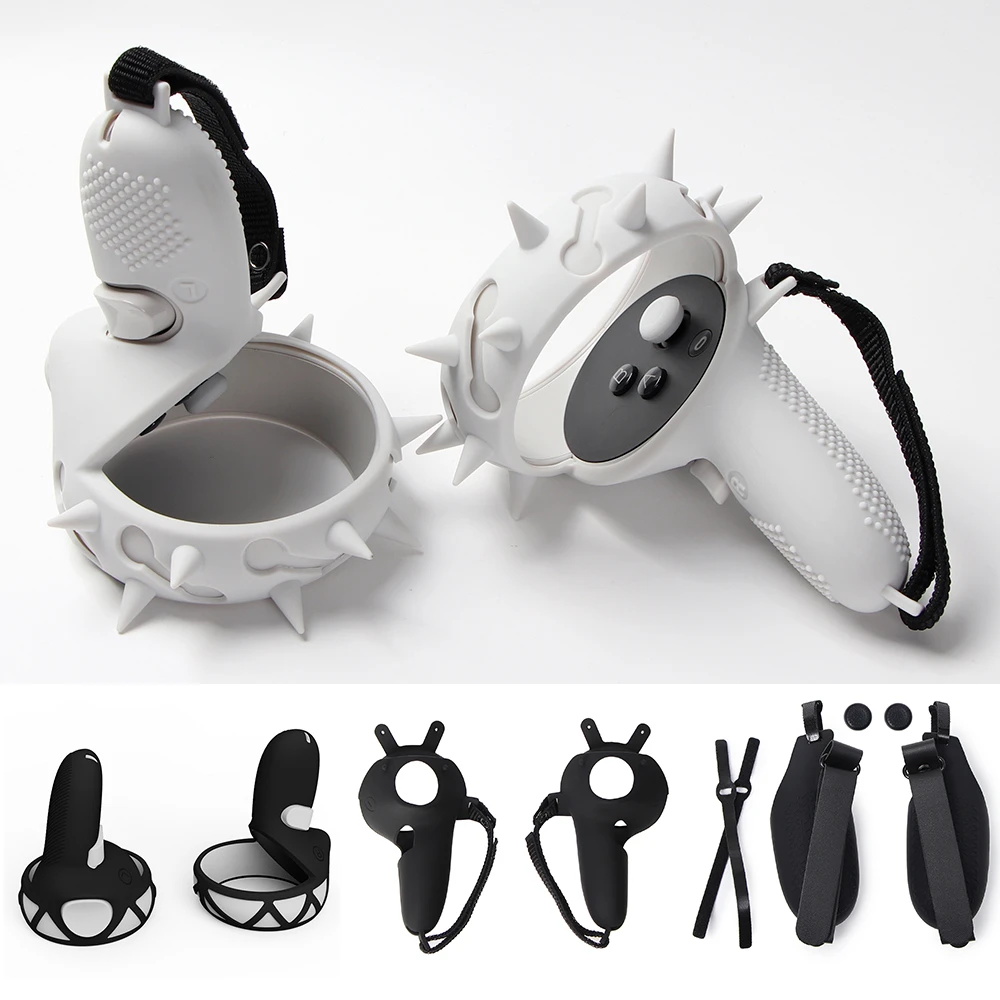 Protective Cover For Oculus Quest 2 VR Touch Controller Cover With Knuckle Strap Handle Cover For Oculus Quest 2 VR Accessories