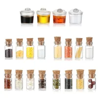 4Pcs 1:12 Dollhouse Miniature Foods Accessories Mini Glass Seasoning Jar Bottle Simulation Kitchen Food Model Toys 1