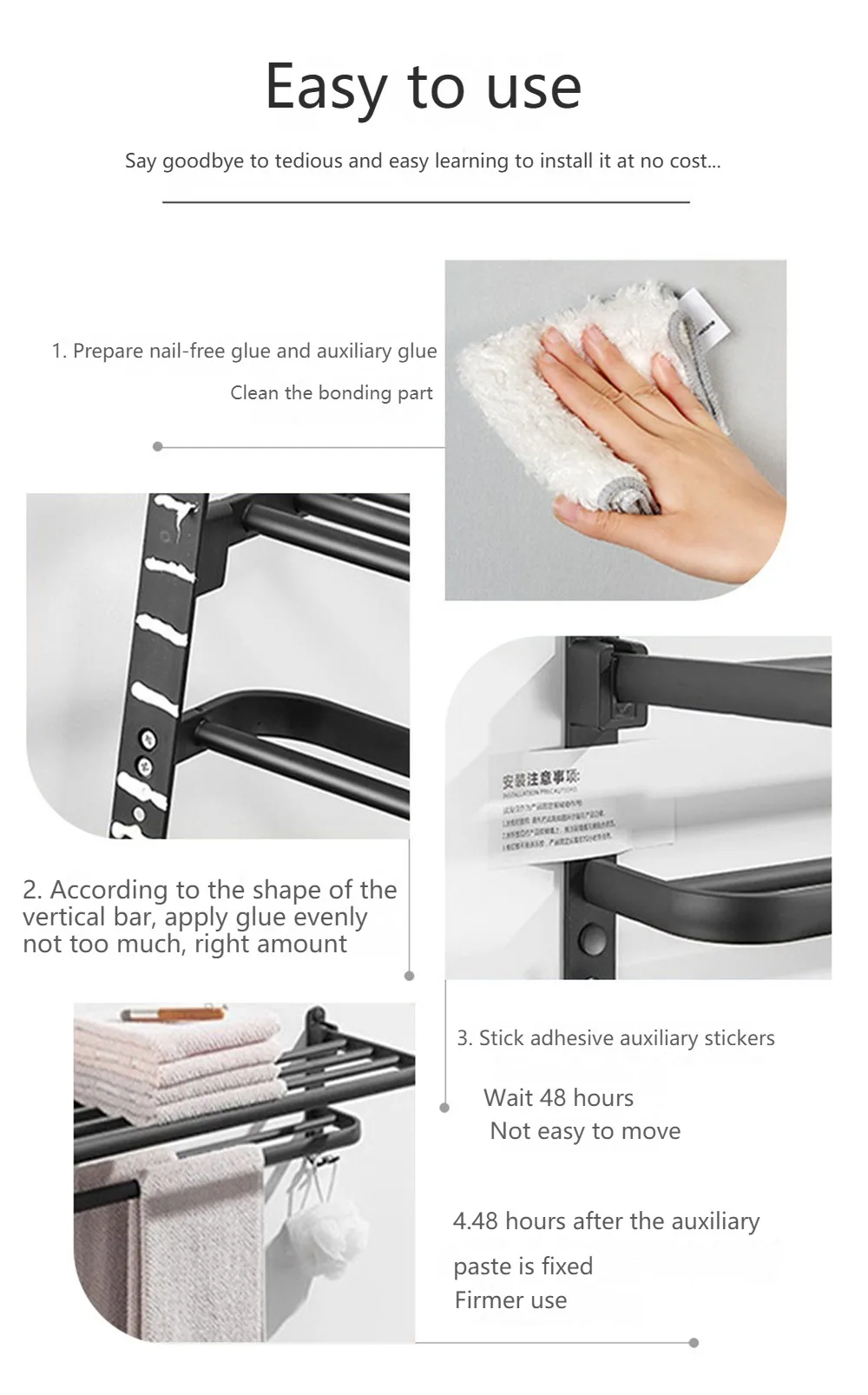 Description Picture 6 of item1-10pcs All-purpose Glue Quick Drying Glue Strong Adhesive Sealant Fix Glue Nail Free Adhesive For Plastic Glass Metal Ceramic