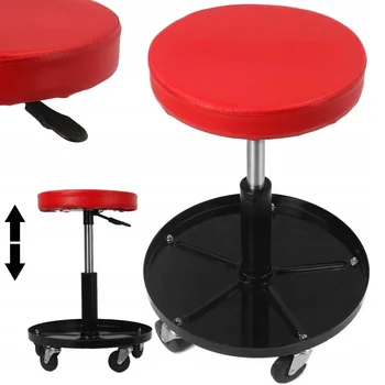 Sedia da officina sollevabile sgabello per riparazione auto sedile per Garage/negozio sgabello imbottito per negozio di rotolamento banco da lavoro rotante banco per attrezzi per riparazione auto