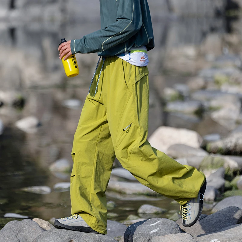 Unisex Loose Fit Hiking Pants with Utility Pockets