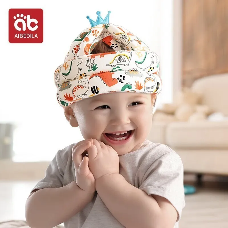 AIBEDILA Baby Toddler Cap Anti-collision Protective Hat Anti-fall Pad Children Learn To Walk Crash Cap Pillow 1-3T Baby Safety