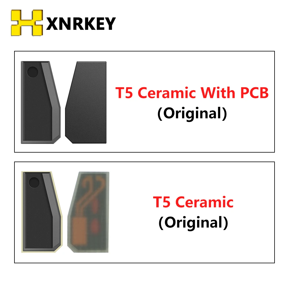 XNRKEY Origina Blank T5 Ceramic Transponder Chip With PCB Board denso spark plugs