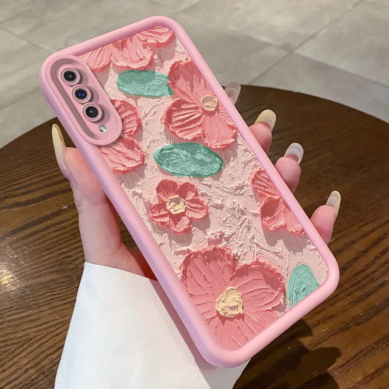 Cute Flower Cartoon Fashion Shockproof Silicone Phone Case Cover