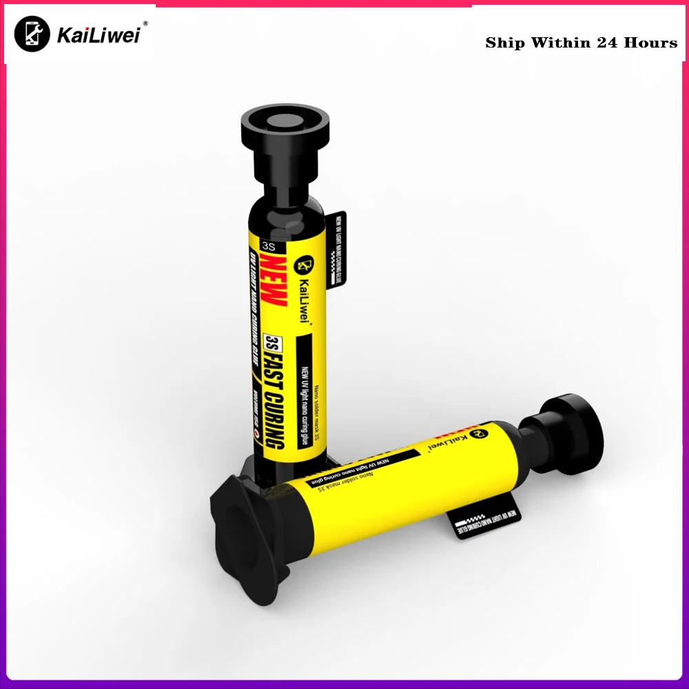 

KAILIWEI 15g UV светильник nano отверждающий клей 3S быстрое отверждение для ремонта материнской платы авиационный провод специальный клей
