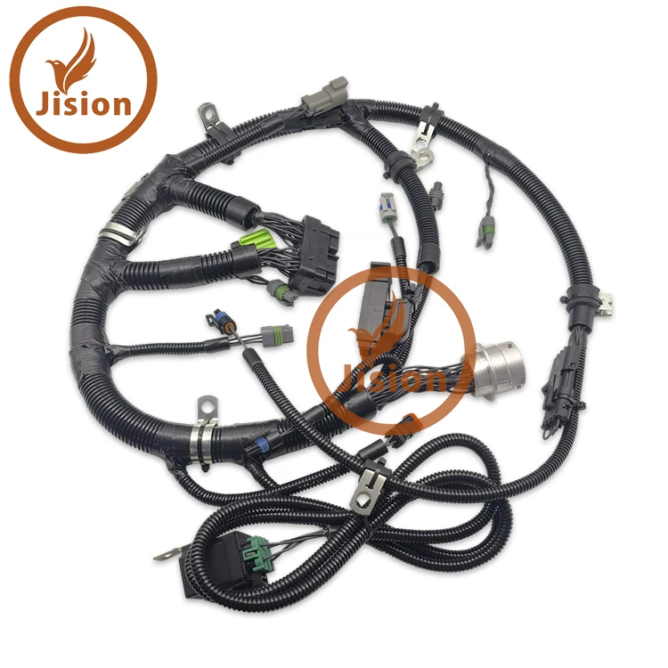 JISION Excavator Parts ISB5.9 QSB5.9 Electronic Control Module Wiring Harness 3958224